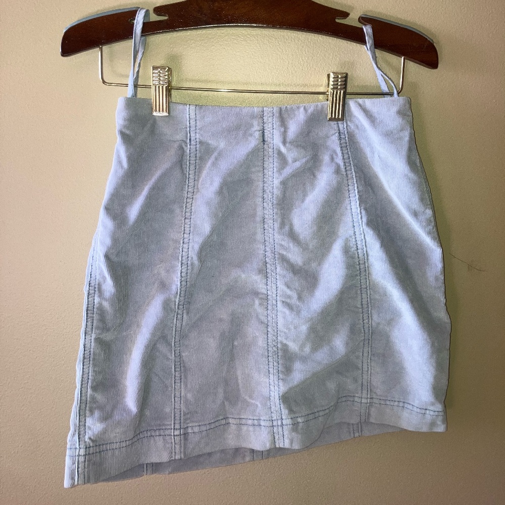 Free People Corduroy Mini Skirt